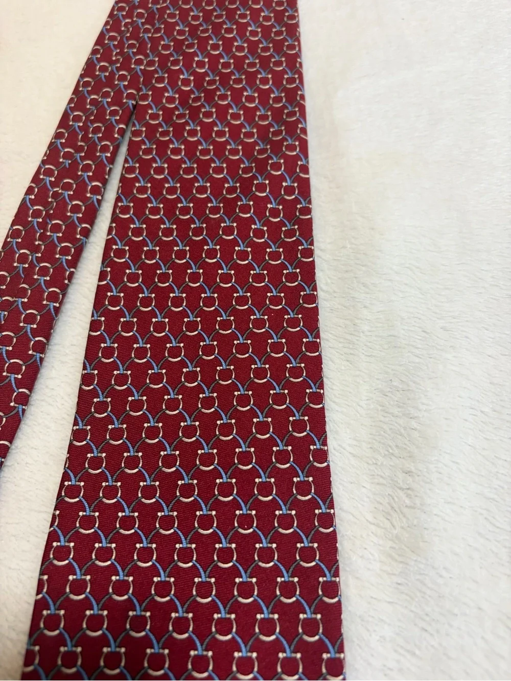 Brooks Brothers Red Geometric Silk Tie